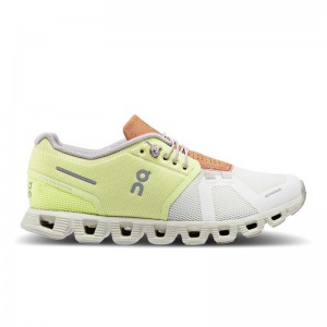 QC Cloud 5 Women's Travel Shoes Hay | Ice Mint | 31042-WVUQ