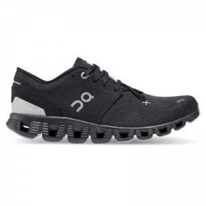 QC Cloud X 3 Women's Road Running Shoes Black | 59720-YQFL