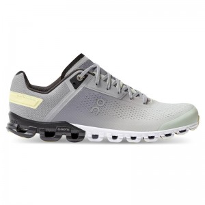 QC Cloudflow Men's Road Running Shoes Alloy | Magnet Grey | 84130-DEKN