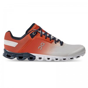 QC Cloudflow Men's Road Running Shoes Rust | Eclipse Orange | 76523-YOHM