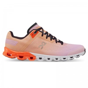 QC Cloudflow Women's Competition Running Shoes Rose | Fiji | 61095-PZTB