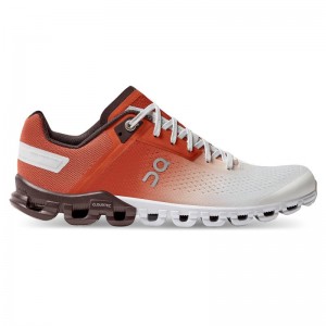 QC Cloudflow Women's Competition Running Shoes Rust | White | 45928-OJDE