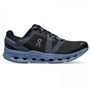 QC Cloudgo Men's Road Running Shoes Black | Shale | 76398-NDBE