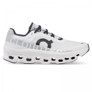 QC Cloudmonster Men's Road Running Shoes All White | 68742-TIKC