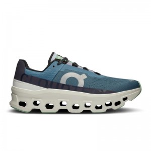 QC Cloudmonster Men's Road Running Shoes Dust | Vapor Blue | 20458-ACUX