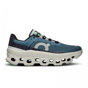 QC Cloudmonster Women's Road Running Shoes Dust | Vapor Blue | 35961-BHAS