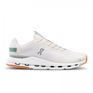 QC Cloudnova Form Men's Lifestyle Shoes White | Green | 02481-IWYA