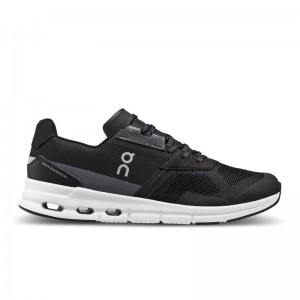 QC Cloudrift Men's Lifestyle Shoes Black | White | 74261-UTWX