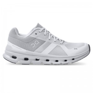 QC Cloudrunner Wide Women's Road Running Shoes White | Frost | 38162-GHLC