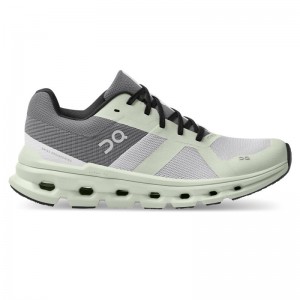 QC Cloudrunner Women's Road Running Shoes Frost | Aloe Grey | 97485-OXCZ