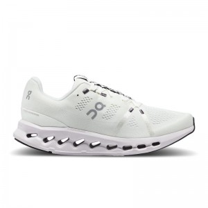 QC Cloudsurfer Men's Road Running Shoes White | Frost | 48523-KWVD