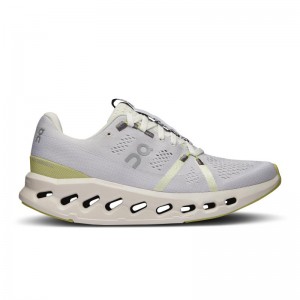 QC Cloudsurfer Women's Road Running Shoes White | Sand | 65748-GVFH