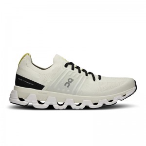 QC Cloudswift 3 Men's Road Running Shoes Ivory | Black | 30718-JXMB