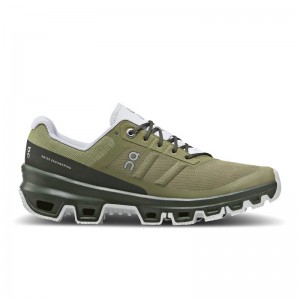 QC Cloudventure Men's Trail Running Shoes Olive | Fir | 18276-EWTJ