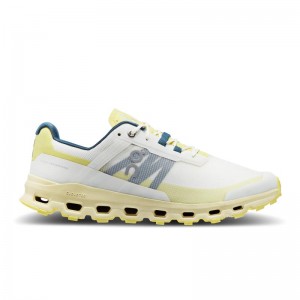 QC Cloudvista Men's Hiking Shoes Ivory | Endive Yellow | 85412-RAUW