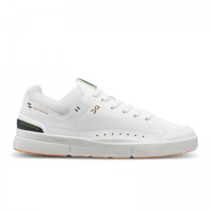 QC THE ROGER Centre Court Women's Sneakers White | Sage | 68102-HNLE