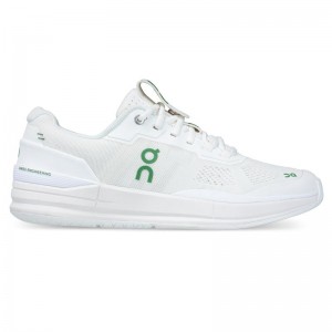 QC THE ROGER Pro Men's Tennis Shoes White | Green | 37249-RTBS