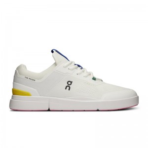 QC THE ROGER Spin Men's Lifestyle Shoes Undyed-White | Yellow | 31254-JLCY