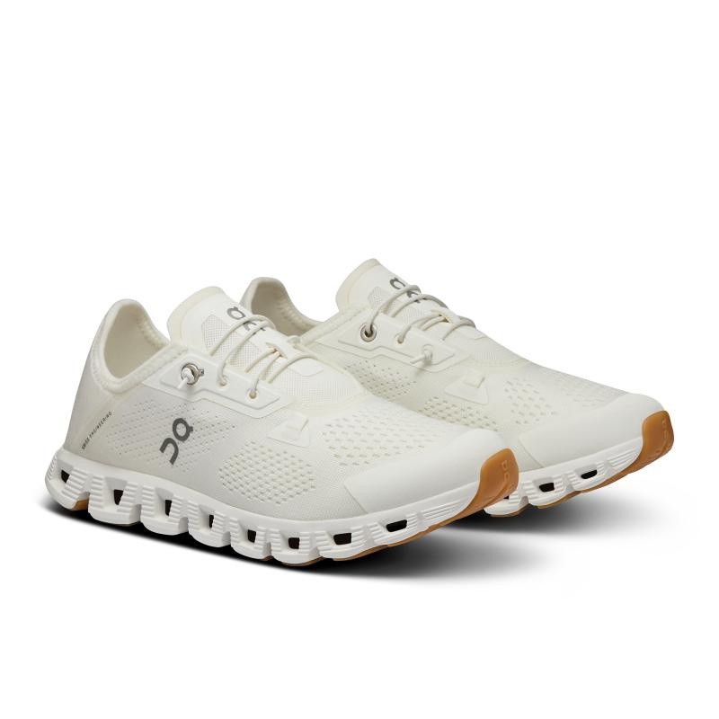 QC Cloud 5 Coast Women's Travel Shoes Undyed-White | White | 07693-PZSX