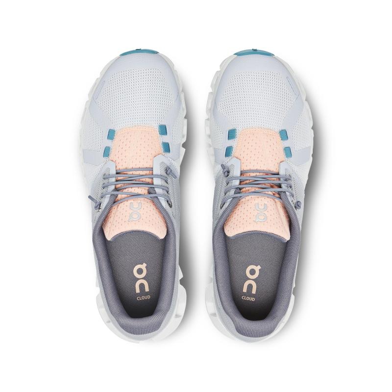 QC Cloud 5 Push Women's Lifestyle Shoes Glacier | Undyed-White | 34865-QTGK