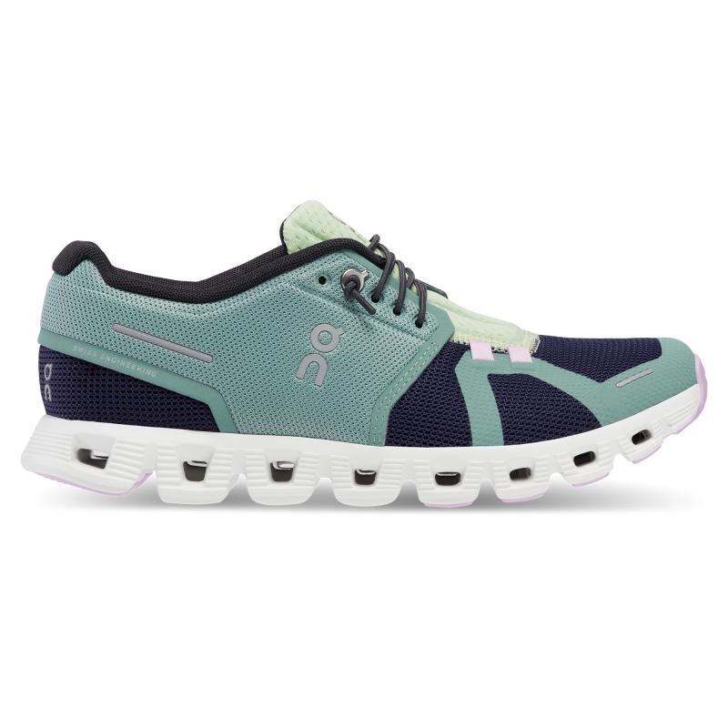 QC Cloud 5 Push Women\'s Travel Shoes Cobble | Flint Turquoise | 60195-BQMU