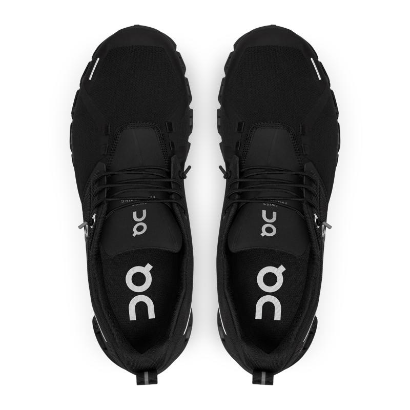 QC Cloud 5 Waterproof Men's Lifestyle Shoes All Black | 09436-OHFP