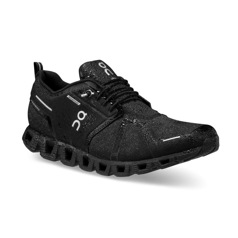 QC Cloud 5 Waterproof Men's Lifestyle Shoes All Black | 09436-OHFP