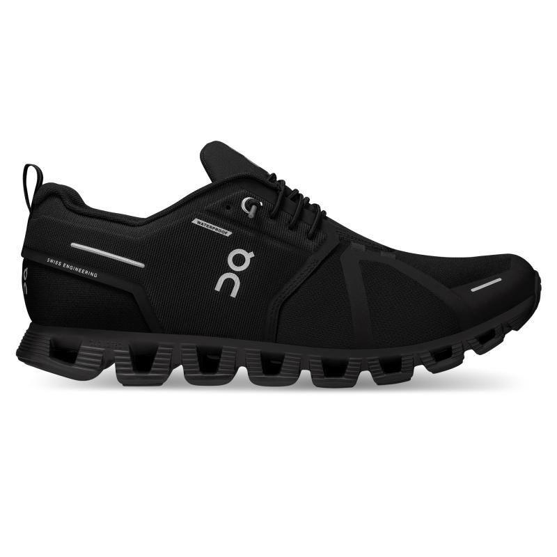 QC Cloud 5 Waterproof Men\'s Lifestyle Shoes All Black | 09436-OHFP