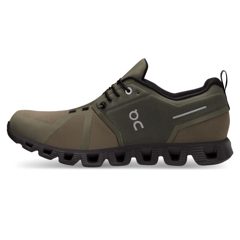 QC Cloud 5 Waterproof Men's Lifestyle Shoes Olive | Black | 41603-NOHV