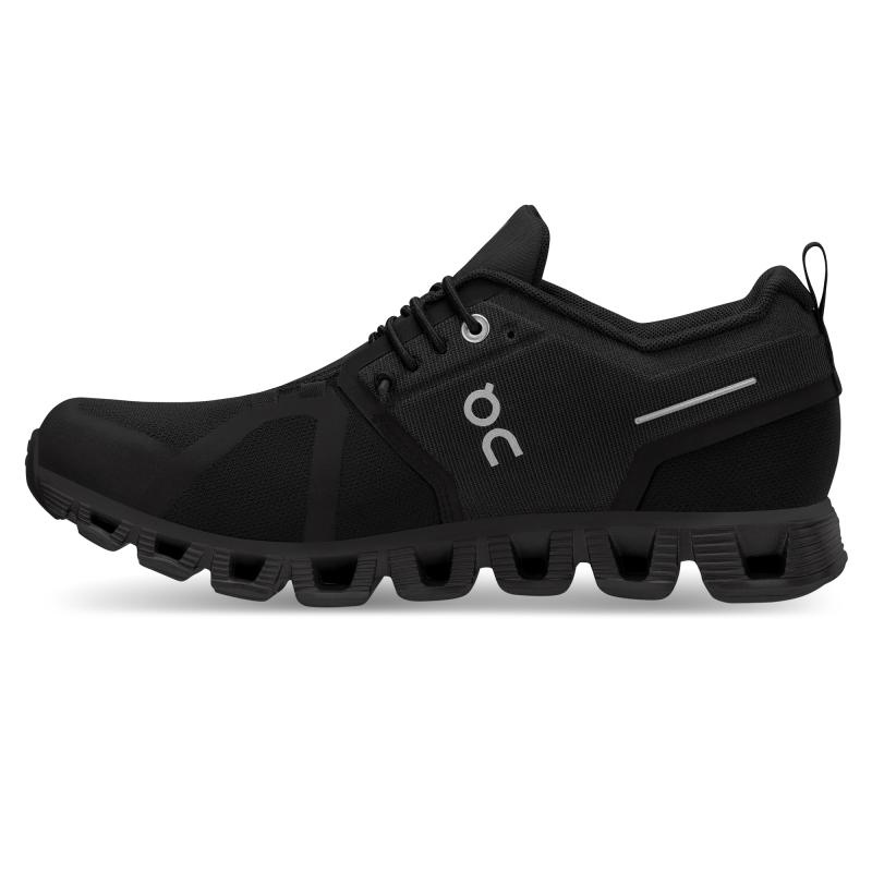 QC Cloud 5 Waterproof Women's Travel Shoes All Black | 62814-BJHU