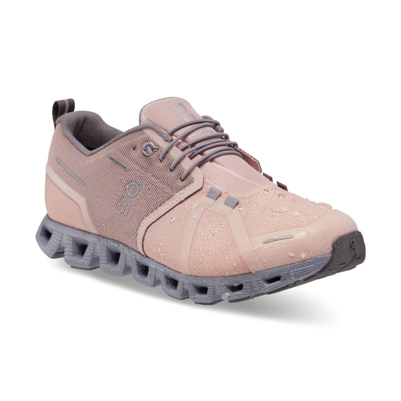 QC Cloud 5 Waterproof Women's Travel Shoes Rose | Fossil | 72049-JXTK