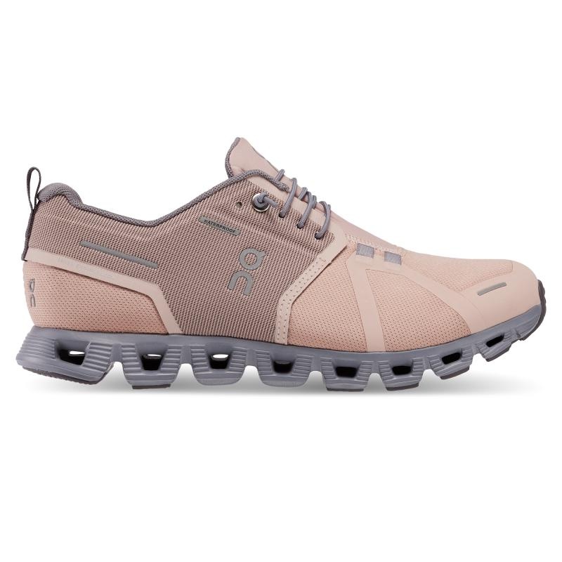 QC Cloud 5 Waterproof Women\'s Travel Shoes Rose | Fossil | 72049-JXTK