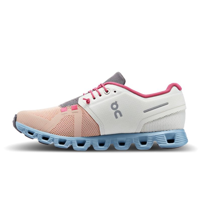 QC Cloud 5 Women's Lifestyle Shoes Ice | Prairie Coral | 68590-GXVD