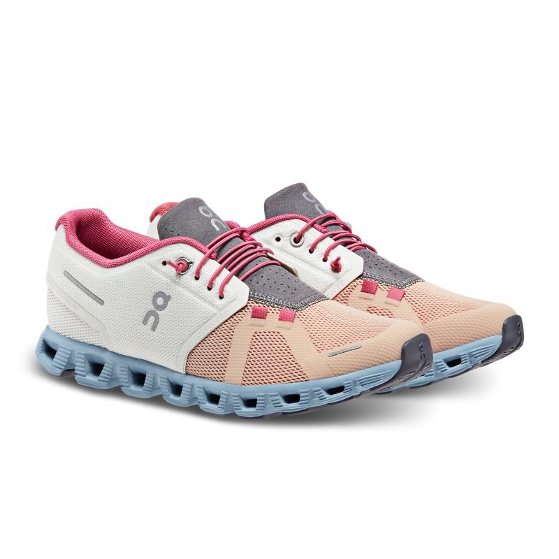 QC Cloud 5 Women's Lifestyle Shoes Ice | Prairie Coral | 68590-GXVD