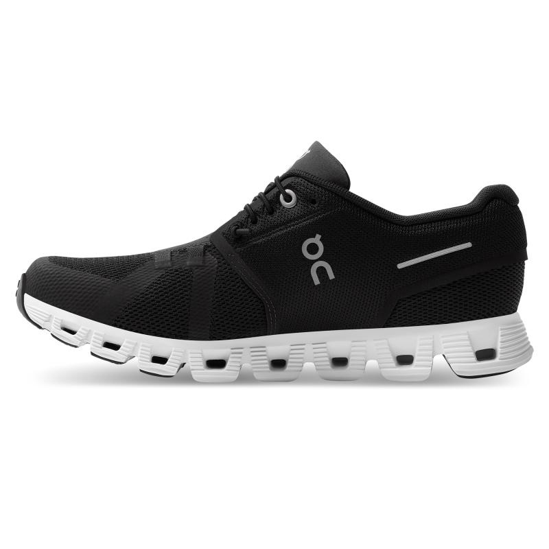 QC Cloud 5 Women's Travel Shoes Black | White | 69578-TJIX