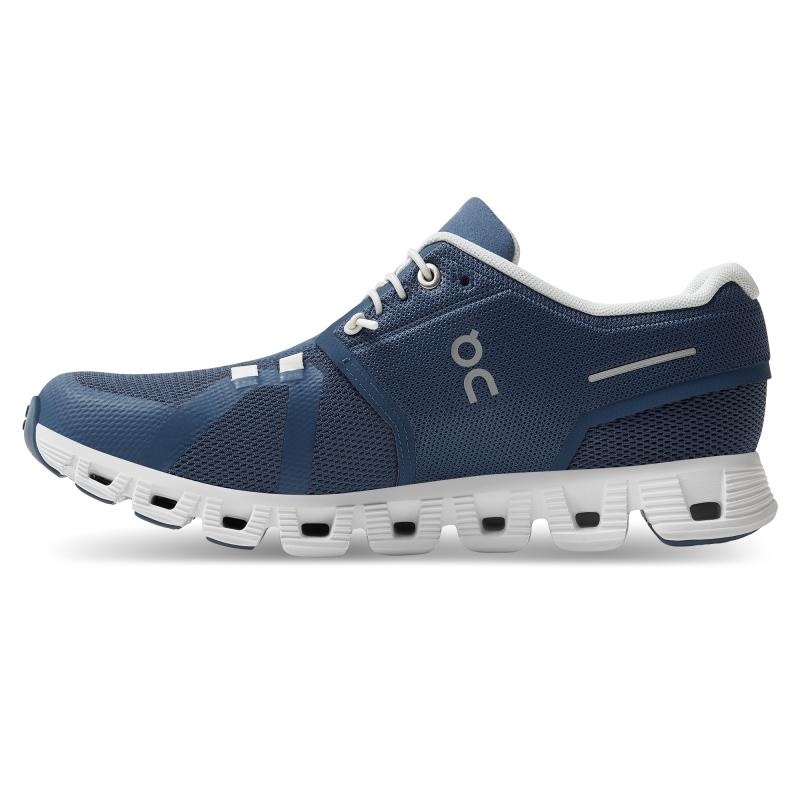 QC Cloud 5 Women's Travel Shoes Denim | White | 54306-SKAB