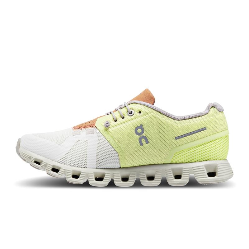 QC Cloud 5 Women's Travel Shoes Hay | Ice Mint | 31042-WVUQ