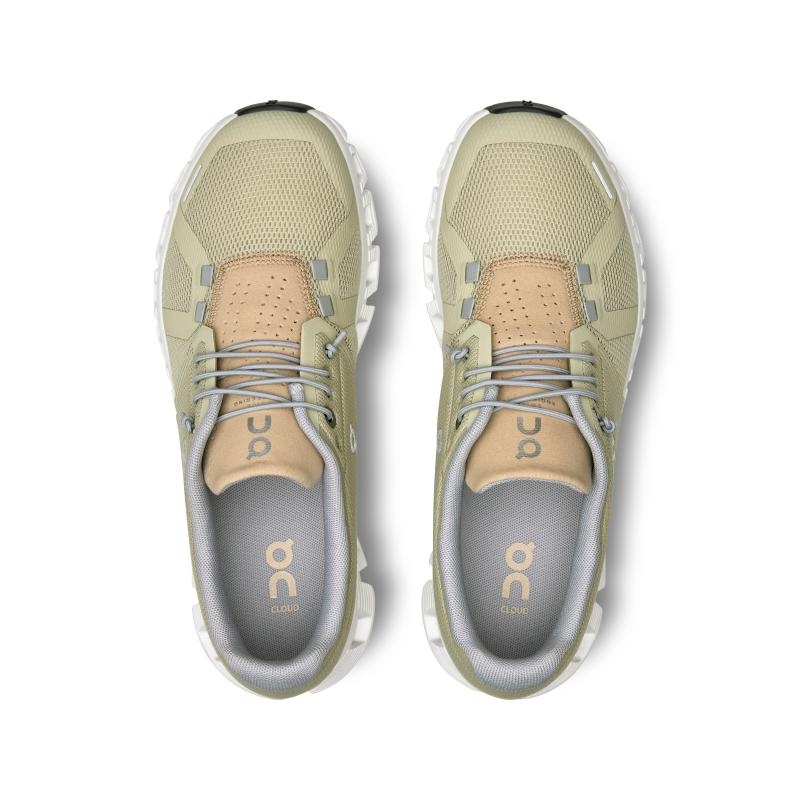 QC Cloud 5 Women's Travel Shoes Haze | Sand Khaki | 83529-QGEP