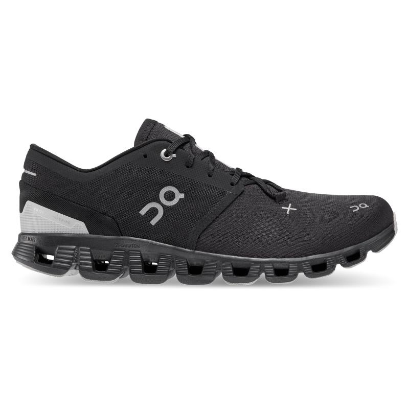 QC Cloud X 3 Men\'s Road Running Shoes Black | 04582-SUHK