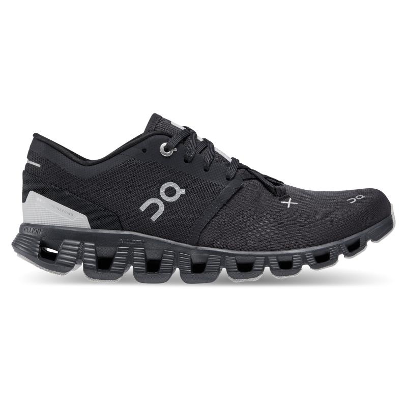 QC Cloud X 3 Women\'s Road Running Shoes Black | 59720-YQFL