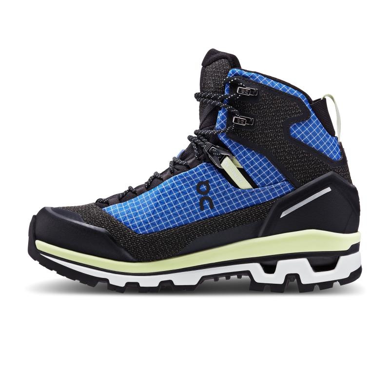 QC Cloudalpine Waterproof Women's Hiking Boots Cobalt | Limelight Black Blue | 53182-EAOW