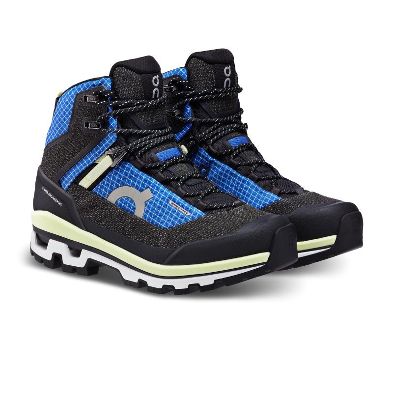 QC Cloudalpine Waterproof Women's Hiking Boots Cobalt | Limelight Black Blue | 53182-EAOW