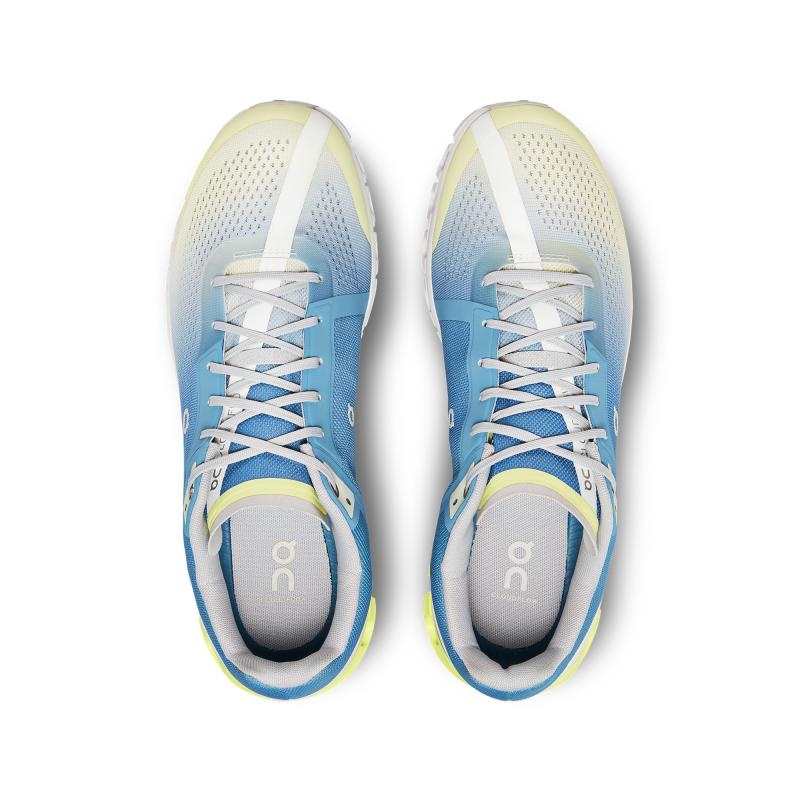 QC Cloudflow Men's Competition Running Shoes Dust | Seedling Blue | 24567-IUDE