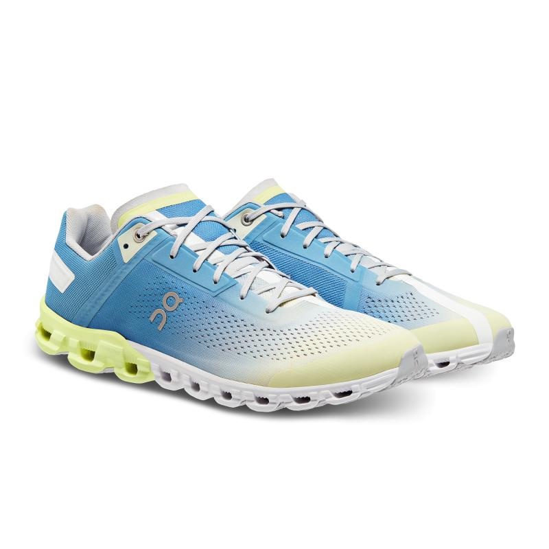 QC Cloudflow Men's Competition Running Shoes Dust | Seedling Blue | 24567-IUDE