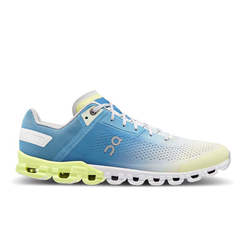 QC Cloudflow Men\'s Competition Running Shoes Dust | Seedling Blue | 24567-IUDE