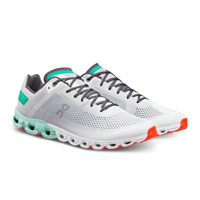 QC Cloudflow Men's Competition Running Shoes Glacier | Creek Grey | 13975-UNQD