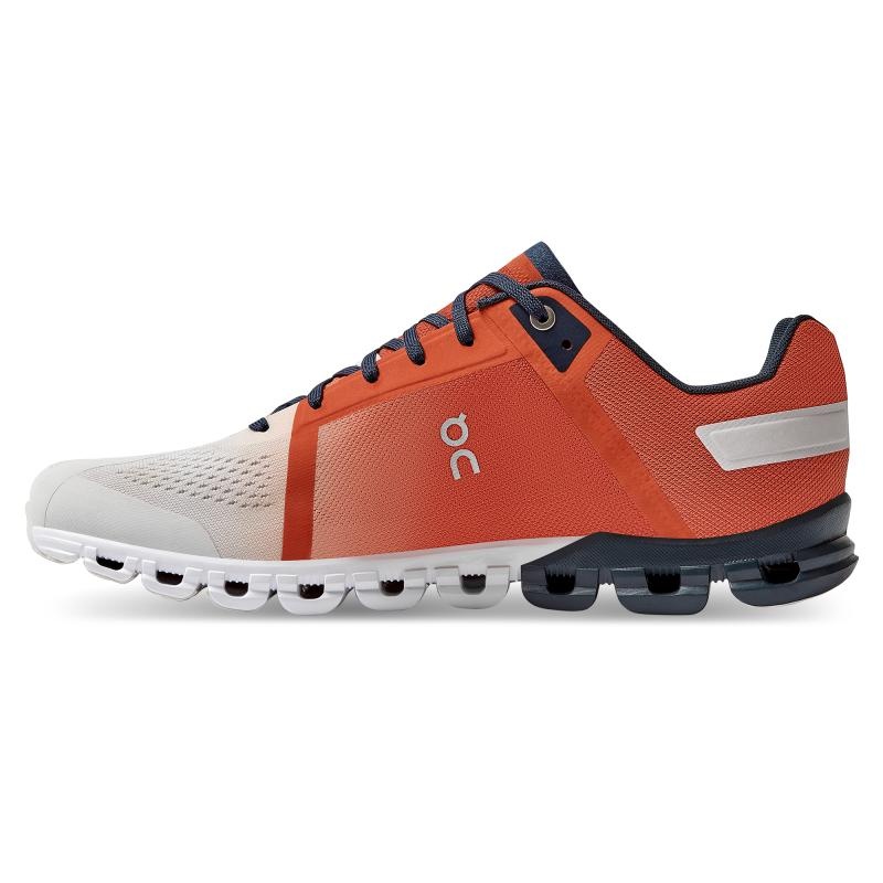 QC Cloudflow Men's Competition Running Shoes Rust | Eclipse Orange | 80971-SQVZ