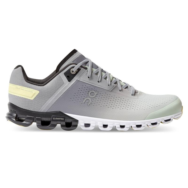 QC Cloudflow Men\'s Road Running Shoes Alloy | Magnet Grey | 84130-DEKN