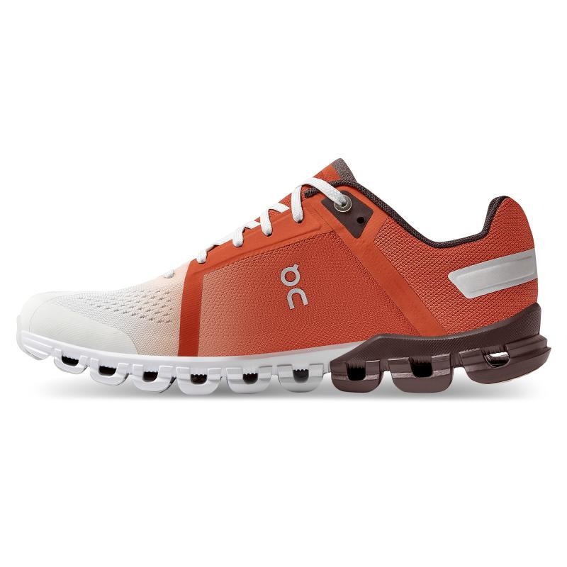 QC Cloudflow Women's Competition Running Shoes Rust | White | 45928-OJDE