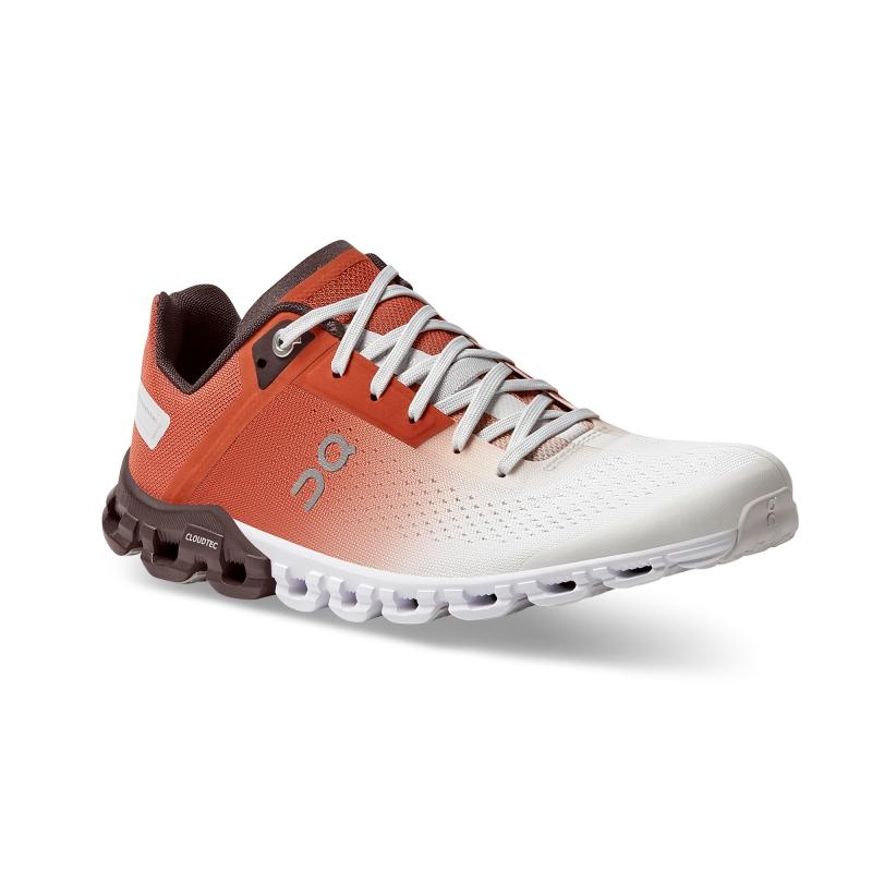 QC Cloudflow Women's Competition Running Shoes Rust | White | 45928-OJDE